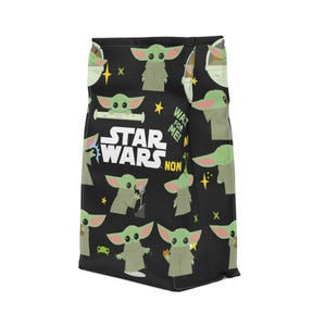 Borsa per il pranzo in poliestere con stampa di Baby Yoda immagine 4