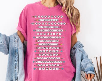 Smallest Man Bridge Comfort Colors T-Shirt: Lyrics Era Pop Music Tee