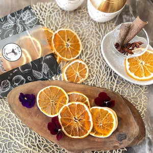 Dehydrated Oranges, Dried Orange, Cocktail Garnish, 25g/50g/100g, Cake Garnish, tea infusion, Dried Orange Slices, Dehydrated Orange wheels