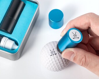 Timbre pour les golfeurs, cadeau de timbre de golf personnalisé pour papa - Tampon de golf cadeau-monogramme unique - Timbre de golfeur personnalisé