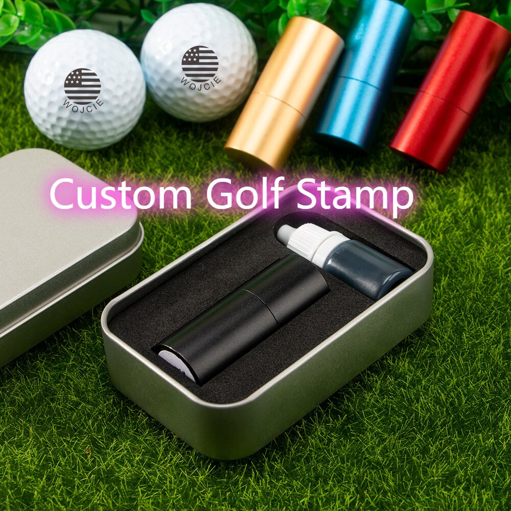 Custom Golf Stamp,permanent Ink Waterproof,stainless Steel Golf Ball