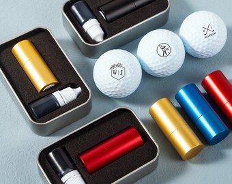 Marqueur de balle personnalisé, timbre de balle de golf en acier inoxydable, timbre de golf personnalisé, timbres de golf personnalisés dans n’importe quelle conception, cadeau parfait pour le golfeur, pour papa