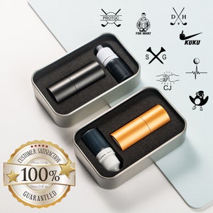 Unique Gift - Golf Accessories - Gifts for Dad - Metal stamp - Self Inking Stamp - Monogram Golf Stamper - Digital Stamps