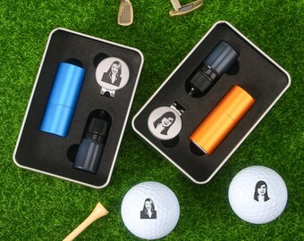 Balles de golf personnalisées, Cadeau pour les amateurs de golf, Timbre de golf, Cadeau pour mari, Timbre auto-encreur en acier inoxydable, Cadeau Groomsmen, Cadeau pour golfeur