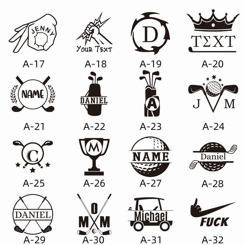 Custom Golf Ball Markers Father's Day Gift Wedding Gift Groomsmen Gift Golf Gifts for Men Metal