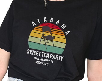 Camisa de fiesta de té dulce de Alabama, camisa de pelea de Alabama, camiseta de pelea de Montgomery, camisa de fiesta de té dulce, pelea de barcos Montgomery Riverfront Brawl