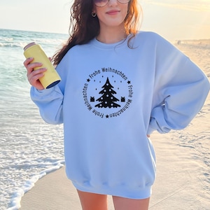 Frohe Weihnachten Shirts, German Christmas Crewneck, German Holiday Shirt, German Familienshirts Gift, Christmas Shirt, Christmas Sweater