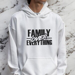 Family Over Everything Sweatshirt, Family Lover Sweatshirt, Mom Crewneck, Gift For Family, Christmas Gift Sweater, Family Matching Sweater