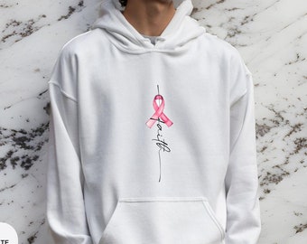 Faith Hoodie, Faith Cross Hoodie, Christian Gift, Faith Gift, Christian Hoodie, Love and Grace Hoodie, Trendy Hoodie, Vertical Cross Hoodie