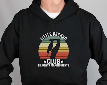 Little Pecker Club Lil Gents Making Dents Hoodie, Lil Pecker Club Sweater, Funny T-shirt, Cute Sarcastic Sweatshirt, Offensive Men T-shirt
