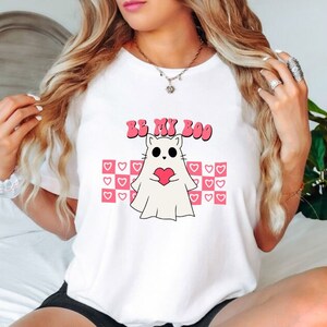 Be My Boo Shirt, Valentines Day Shirt, Heart Sweatshirt, Happy Valentines Day, Ghost Sweater, Cute Ghost Spooky Shirt, Trendy Sweatshirt