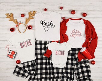 Camisas de despedida de soltera, camisa del equipo de novia, camisas de despedida de soltera rosa, camisa de dama de honor rosa, bolsa de despedida de soltera, bolsa de regalo de favor de despedida de soltera