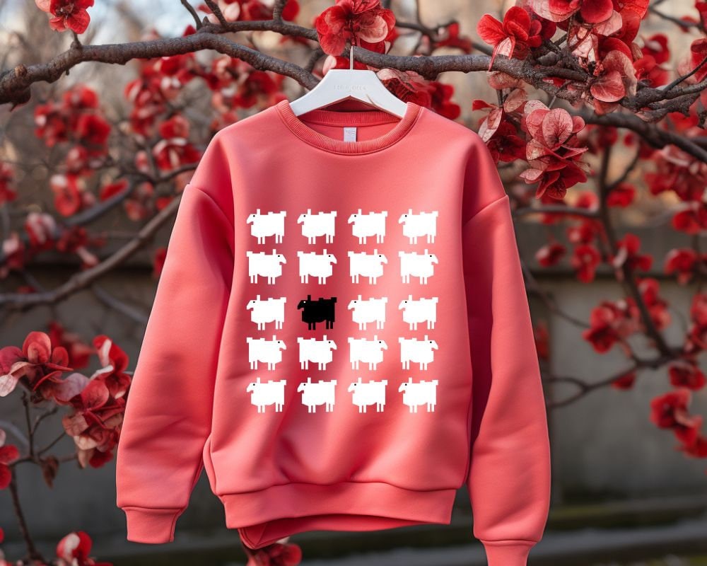 Black Sheep Hoodie Etsy UK