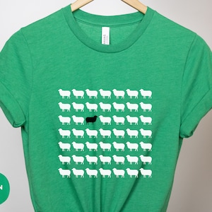 Black Sheep Shirt, Black Sheep Of The Family Shirt, Sheep Lover T-Shirt, Animal Lover Gift, Funny T-Shirt, Animal Shirt, Black Sheep Shirt
