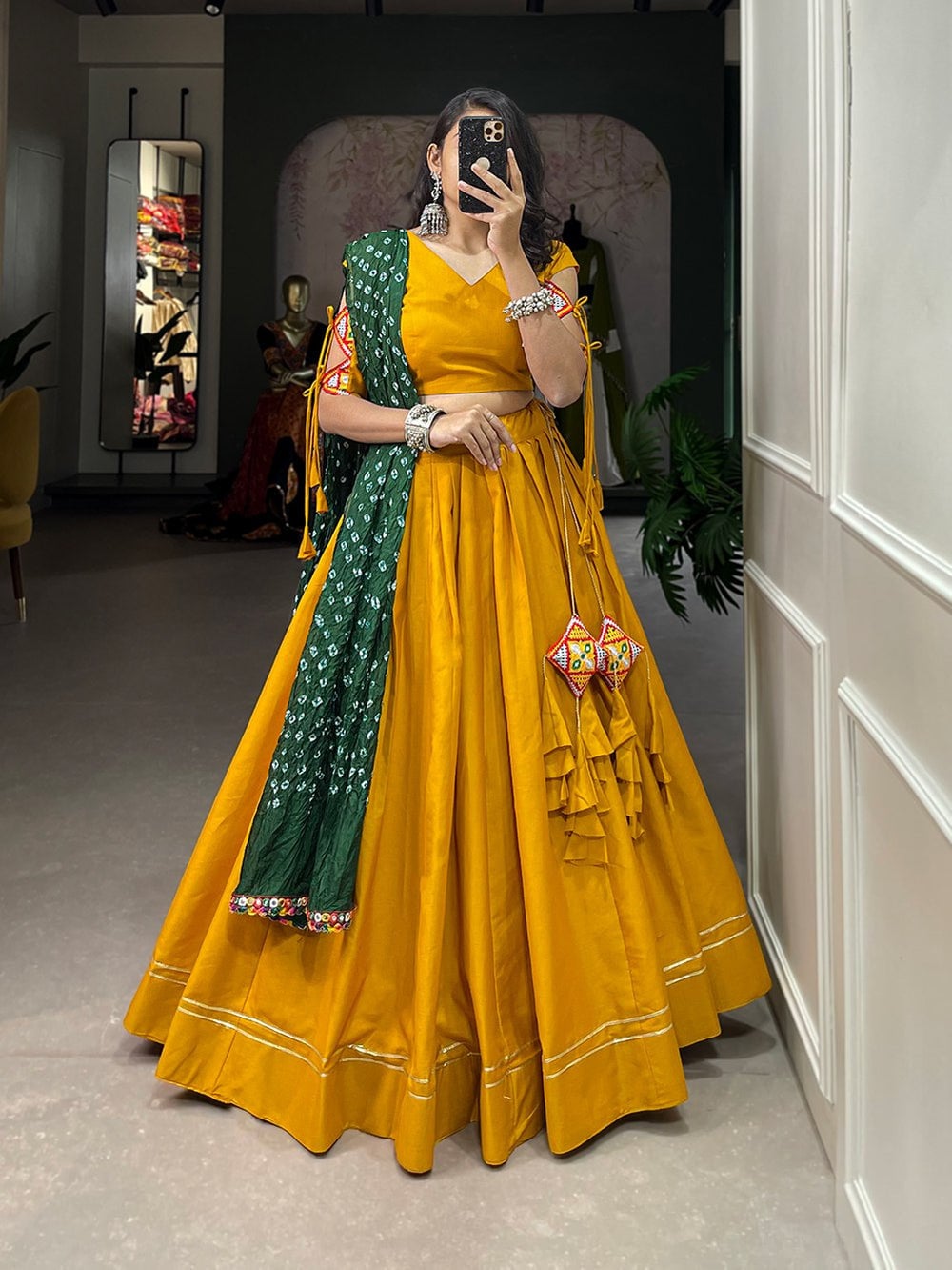New Navratri Lengha Choli Indian Garba Designer Wear and Wedding Wear ...