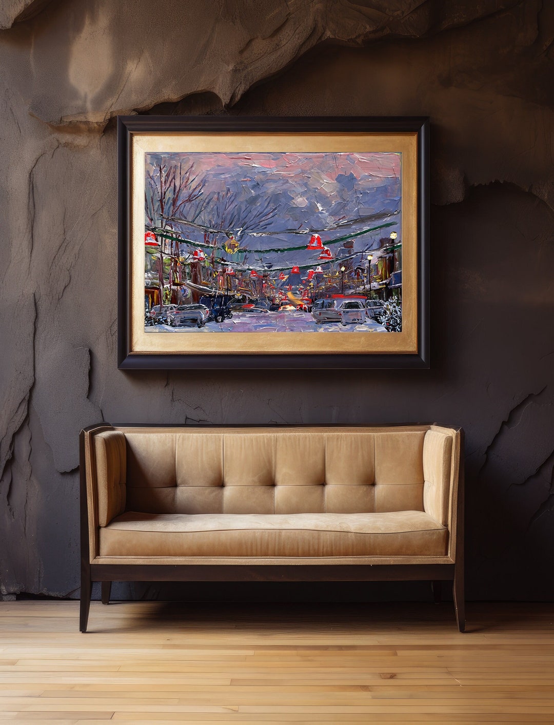 Whitefish Montana Travel Print Poster Painting Whitefish Wall Hanging Digital Whitefish Wall Art