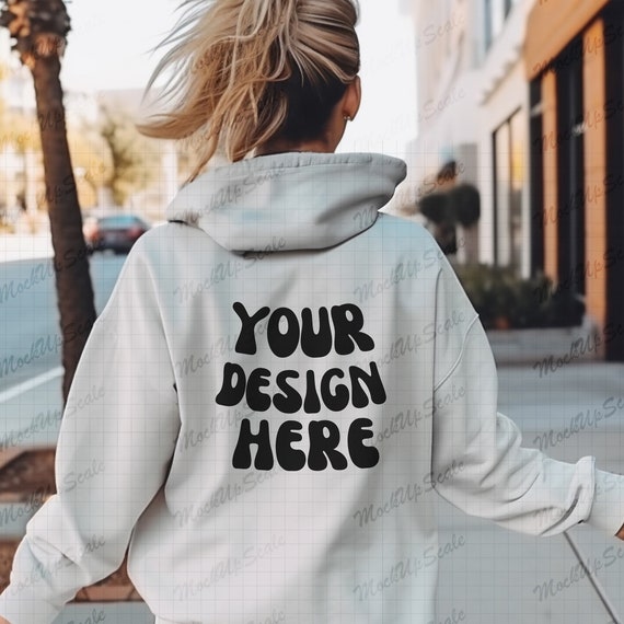 Female white hoodie sale