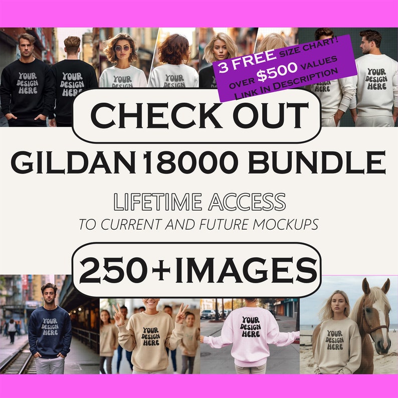 女性用ライトピンクのスウェットシャツ バックスクエア モックアップ | ライトピンクの Gildan 18000 バック モックアップ | ライトピンクのスウェットシャツ バック モック | ストリート モックアップ 画像 3