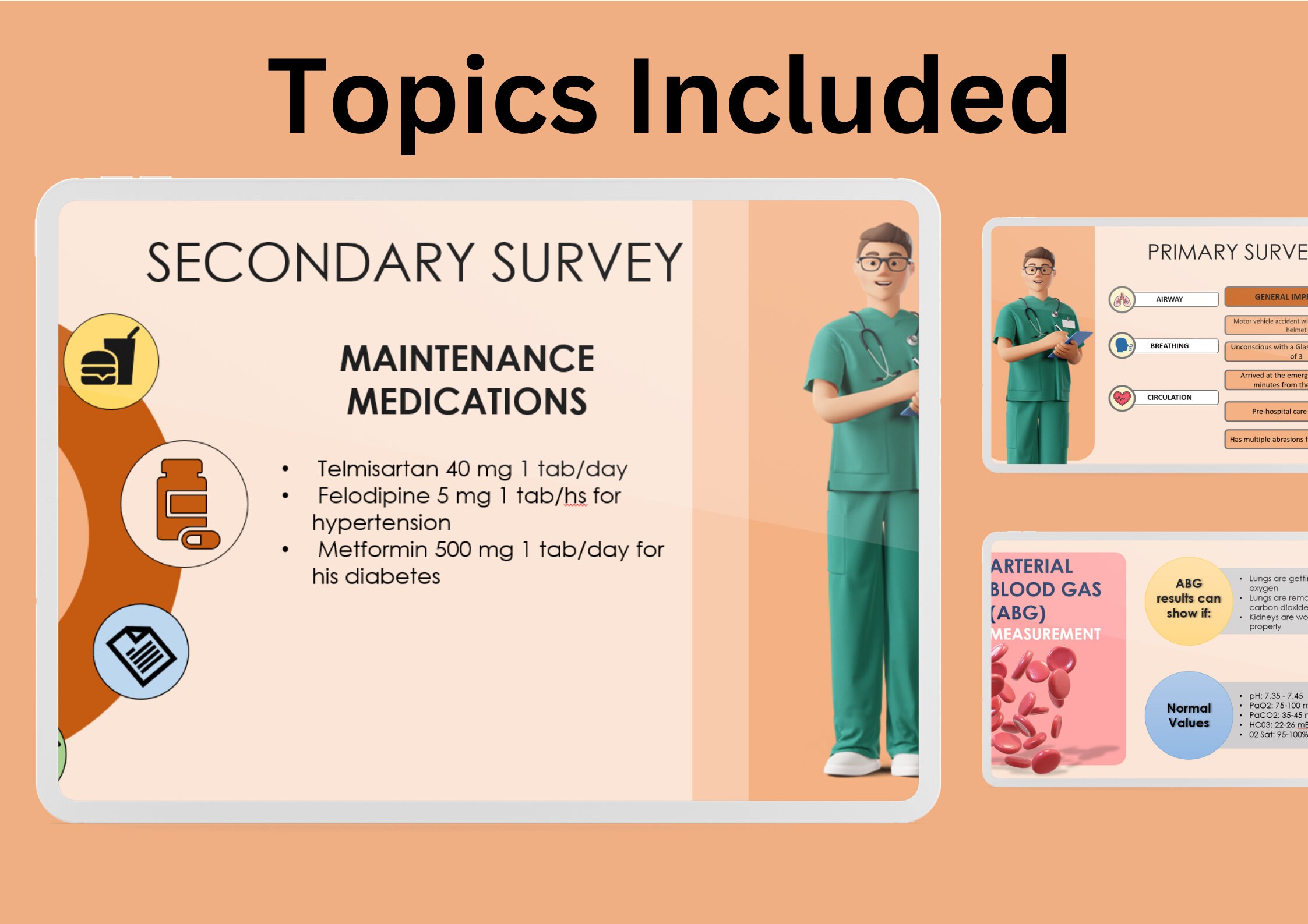 Medicine Case Study Powerpoint Template | School Lesson Presentation ...