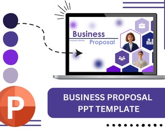 Minimal Modern Clean Business PowerPoint Template / Abstract Powerpoint Template
