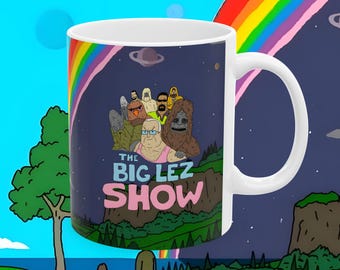 Big Lez Vibes Ceramic Mug - Day & Night