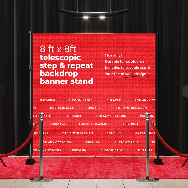 Step and Repeat Banner With Stand - Etsy