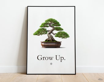 Grow Up - Apple style Premium Matte Poster