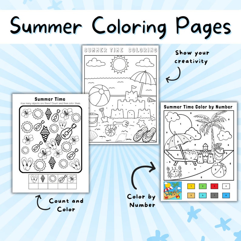 Summer Coloring Pages Coloring - Il 794xN.5060870705 1xnq 