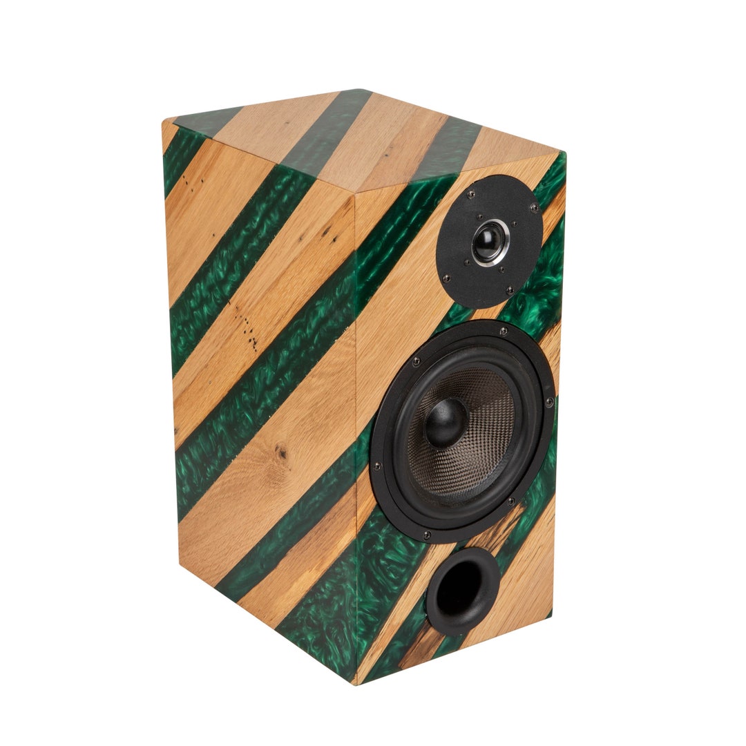 Epoxy Resin Speakers Column Speakers Epo_sound Hi Fi Shards Etsy