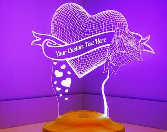 100+ 3D Night Illusion LED Acrylic Lamp pack Vector Cdr,Svg,Dxf,Ai,Pdf files collection for commercial use CNC and Laser Cutting, LED Lamp