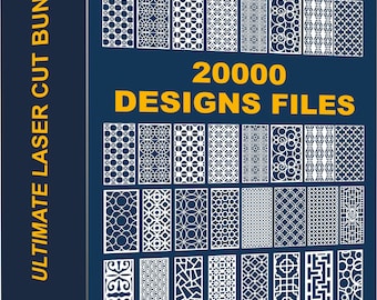 20,000 CNC Laser Cut Files: DXF SVG Design Bundle (Digital Download)