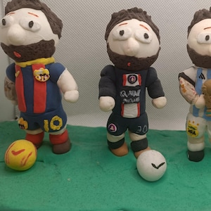 The Four Messi's Handmade Clay Model