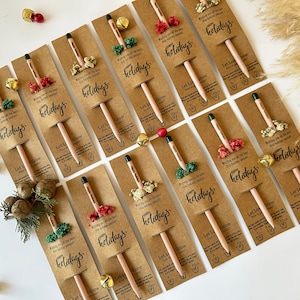 Massen-Weihnachtsbleistift-Geschenke, umweltfreundliche Bleistift-Gastgeschenke für Weihnachtsparty, frohe Weihnachten-Bleistift-Geschenke, frohe Feiertage, nachhaltige Geschenkideen