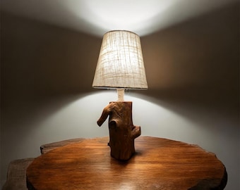 Lampe de table faite à la main