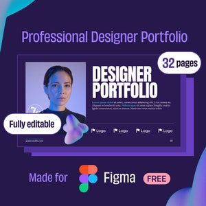 Modelo de portfólio de designer > Modelo de portfólio de design Figma > Portfólio de design gráfico UI UX > CV > Currículo > Curriculum Vitae