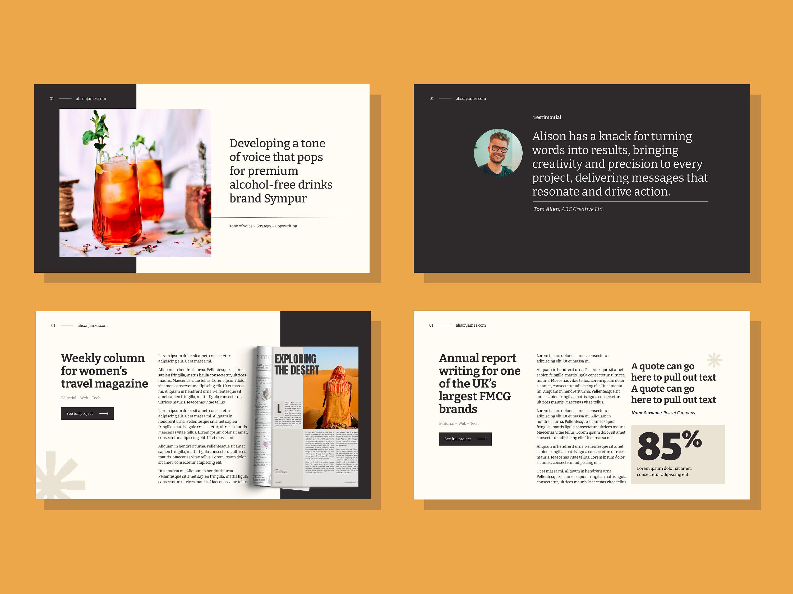 Copywriter Portfolio Template gt Figma Modern Minimal Copywriter Copywriter Portfolio Template gt Figma Modern Minimal Copywriter