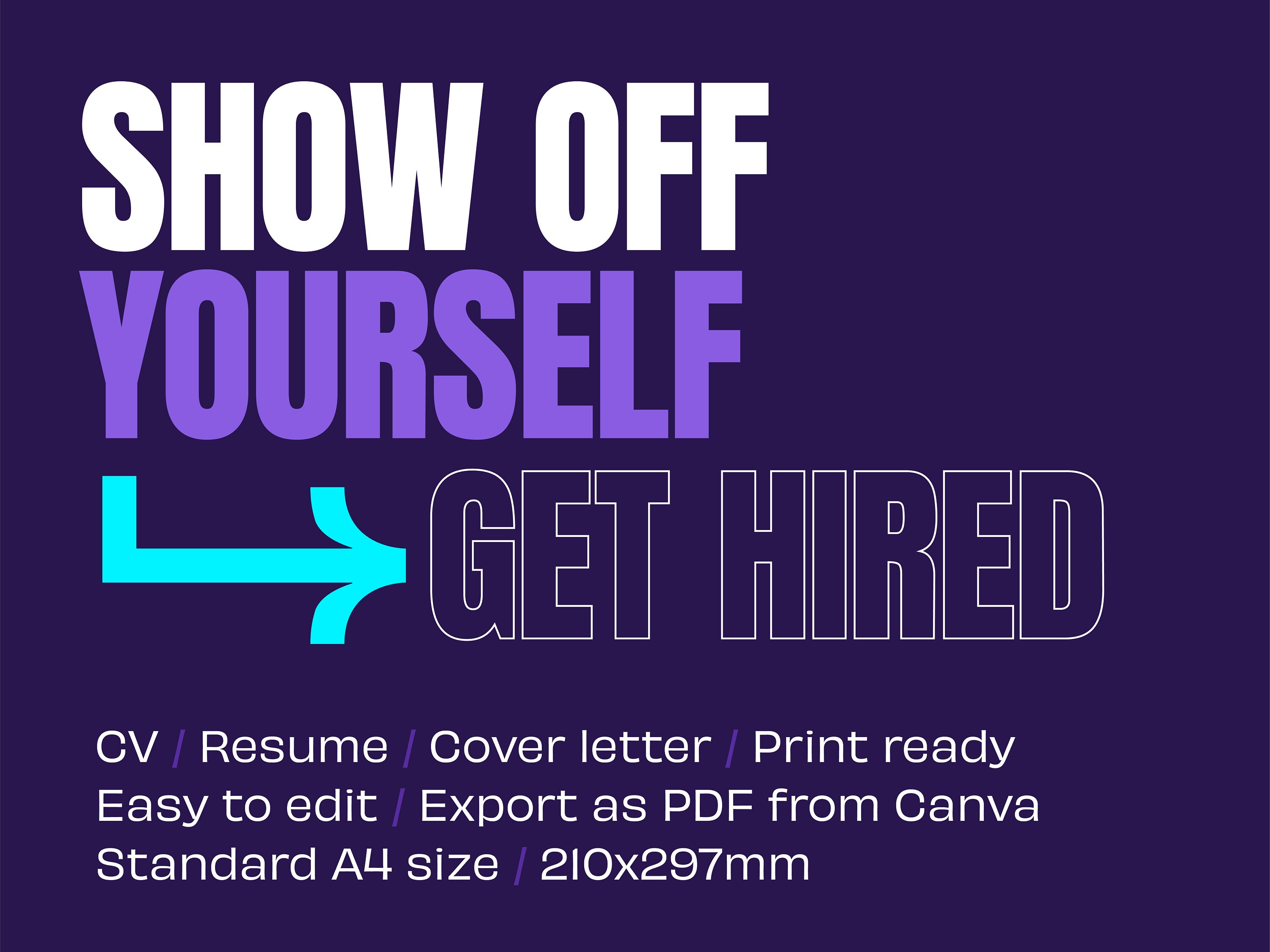 Designer CV Resume Template Canva Design Curriculum Vitae Template