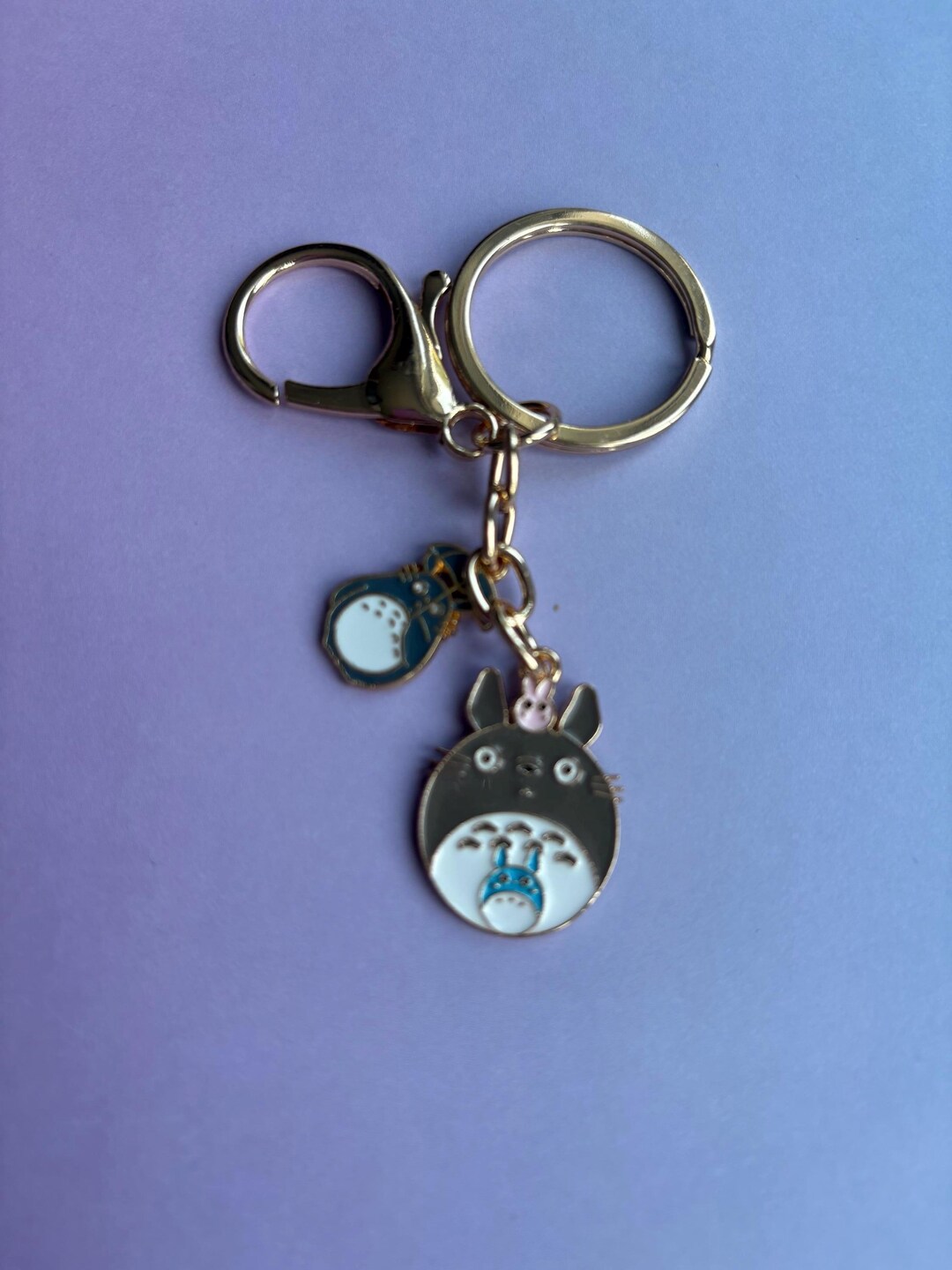 My Neighbour Totoro /studio Ghibli Metal Keyring/keychain.hand Made. - Etsy