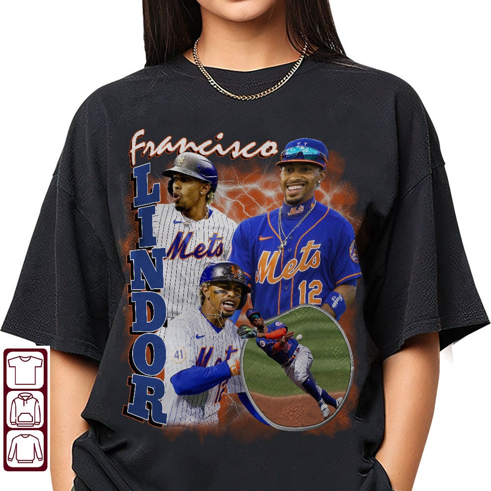 Francisco Lindor 12 New York Mets baseball signature shirt, hoodie