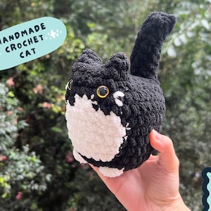 Crochet Cat Plush - Colour Customisable Amigurumi
