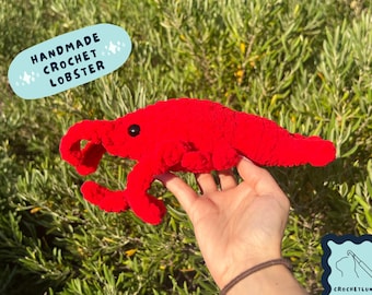 Virkad hummer - Färganpassad amigurumi