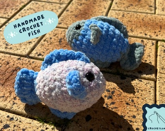Crochet Fish Plush -  Colour Customisable Amigurumi