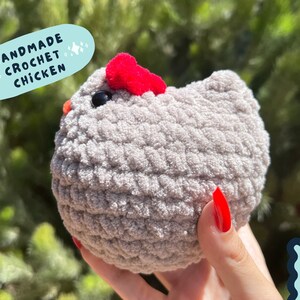 Crochet Chicken Plush - Colour Customisable Amigurumi