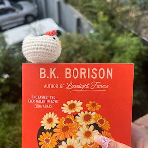 Crochet Chicken Bookmark - Colour Customisable Amigurumi