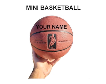 Mini Personalized  Basketball Indoor Outdoor.