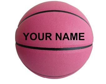 Personalized Pink Basketball Indoor Outdoor 29.5" Size 7.