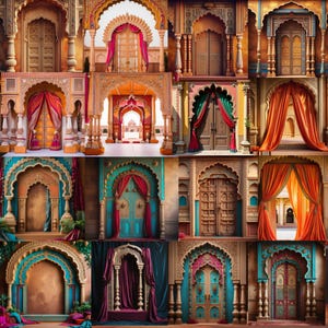 Indian backdrop door backdrop haldi backdrop indian arch backdrop mehendi decor arabian backdrop indian wedding backdrop maternity backdrop