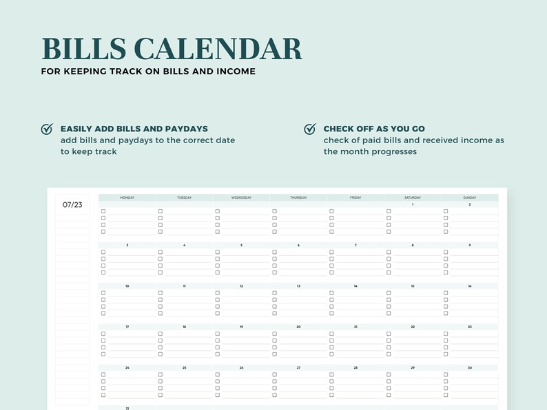 Monthly Budget Spreadsheet Template for Google Sheets Expenses Tracker