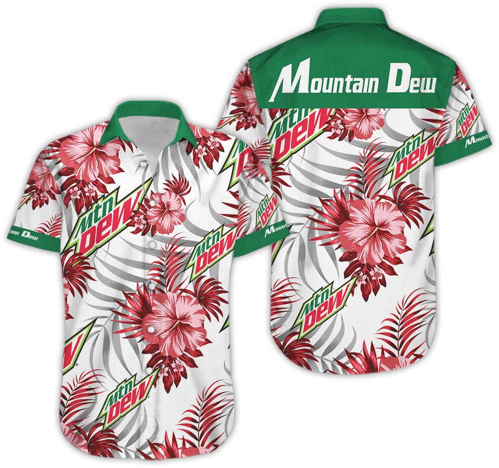 Discover Mountain Dew Hawaiian Shirt