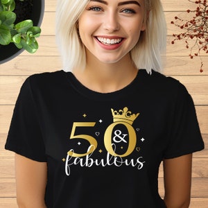 T-shirt donna i 50 mi chiamano e io devo andare! Idea regalo compleanno  speciale